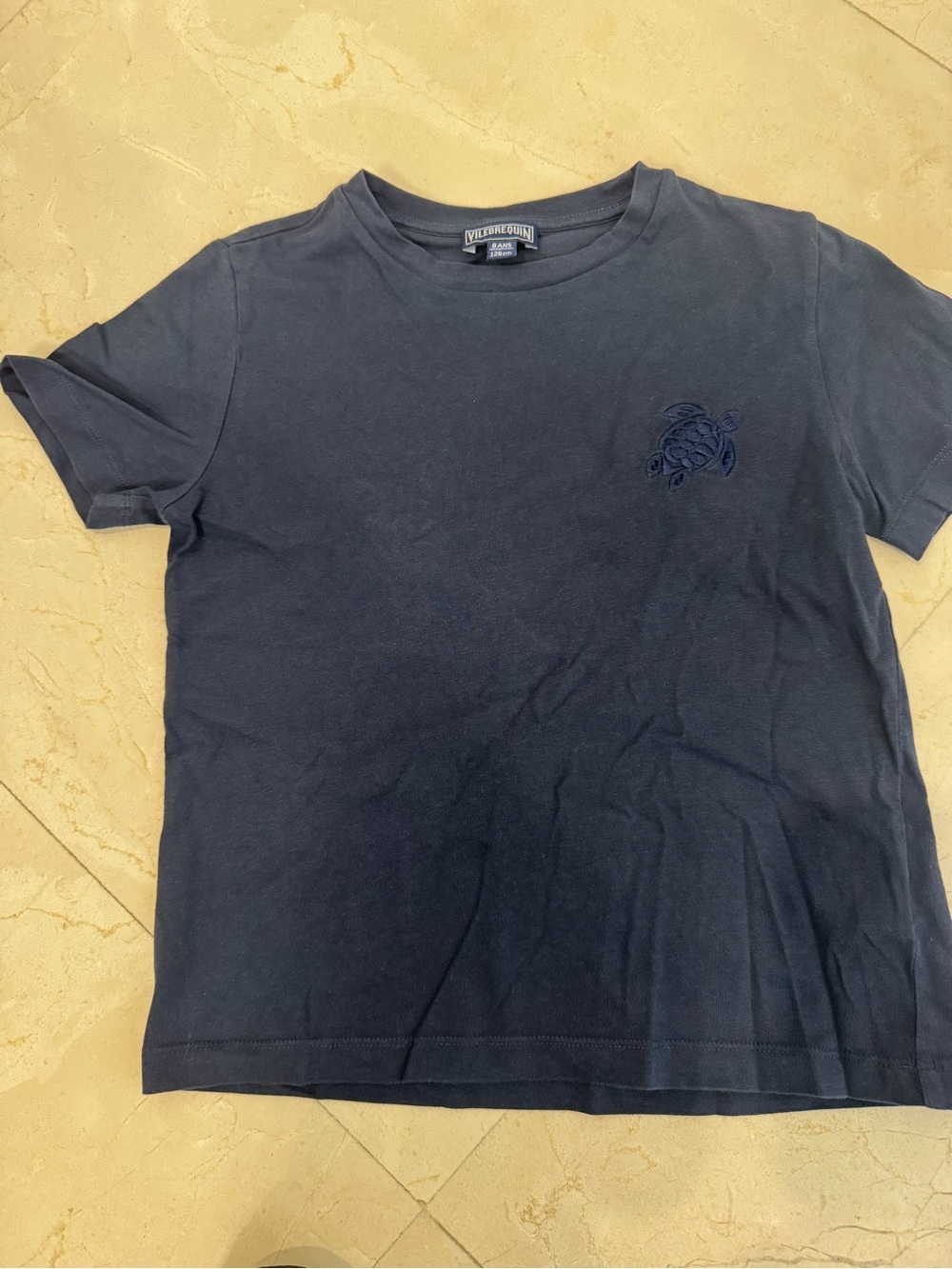 Vilebrequin Navy Kids' Crew Neck Tee